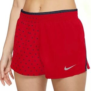 Nike running shorts with blue stars, NWT, size XXL
